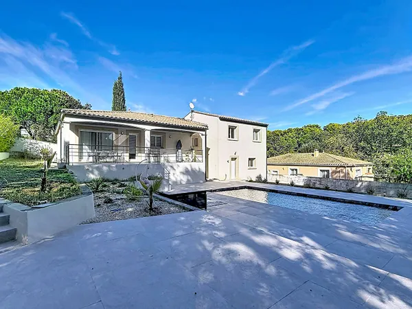 Carcassonne Montlegun ? Villa indépendante de 122 m² avec piscine, terrasse couverte et garage de 56