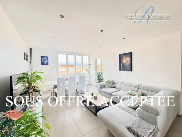 Roanne centre, appartement type 4 en excellent état avec par