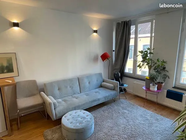 T2 meublé de 41 m² avec balcon et parking - Strasbourg 67100