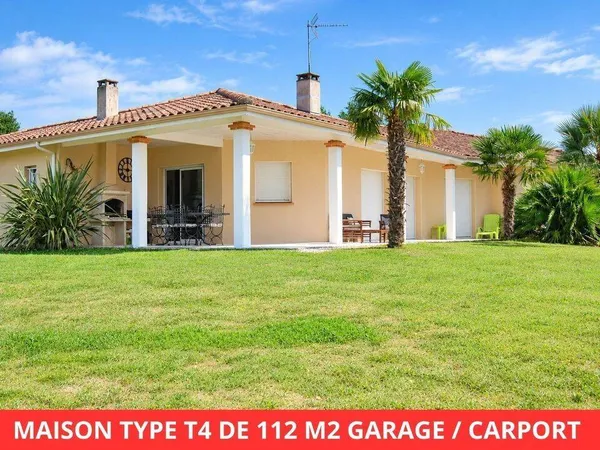 Maison de plain-pied 6 pièces 112 m²