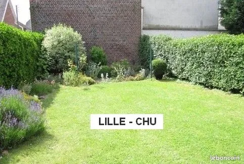 MAISON LILLE CHU semi individuelle ,garage attenant, agreable jardin, extension et surrélévation pos