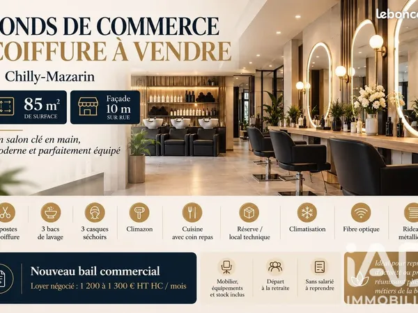 Local 86 m² Chilly-Mazarin