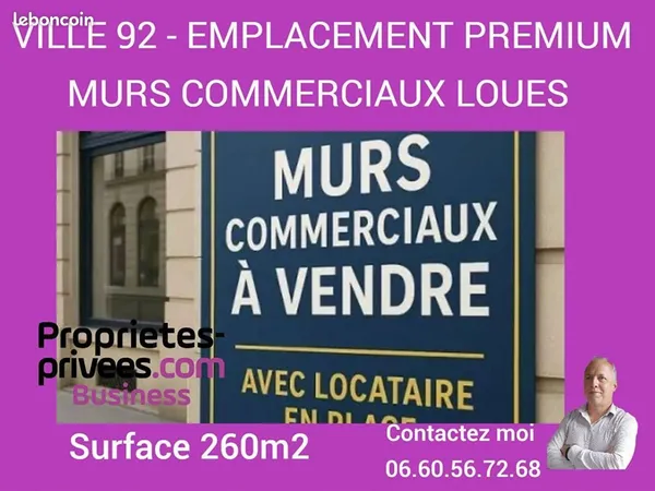 Local commercial 260 m²