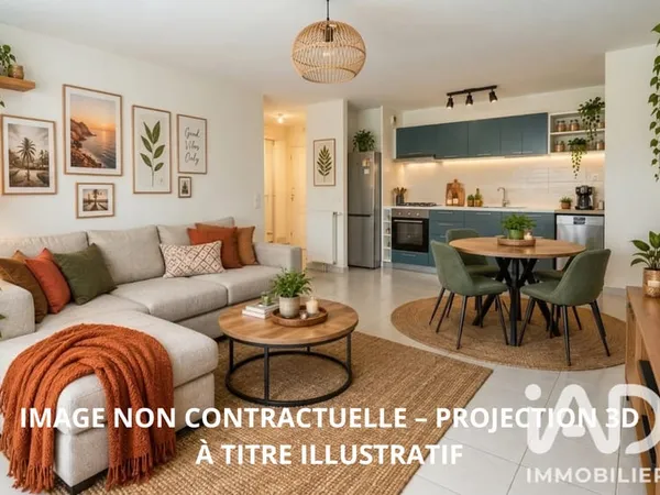 Appartement 3 pièces 60 m²