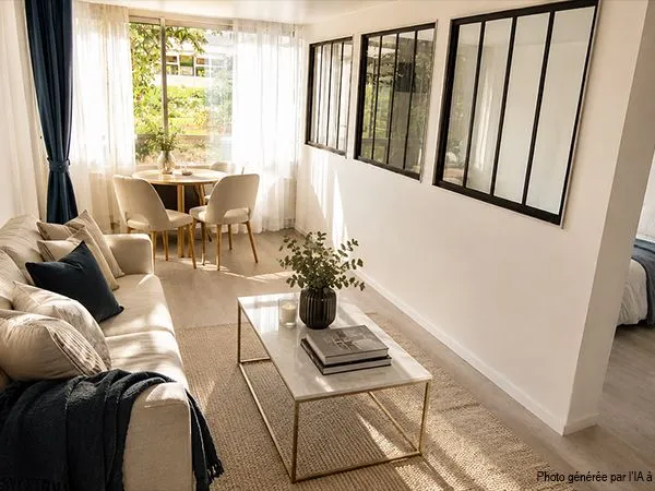 Vente appartement 2 pièces 39 m² Puteaux Front de Seine