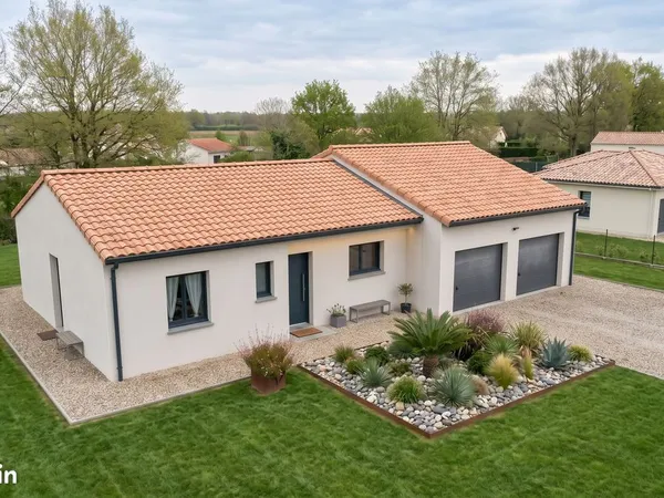 Terrain 1100 m² + Maison neuve 3 chambres (dont suite) tout inclus - Montamisé