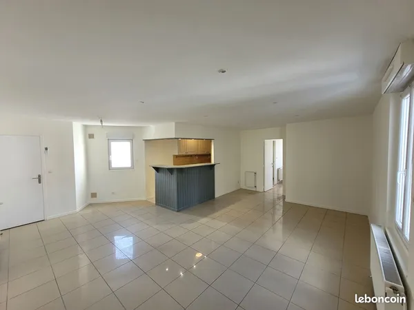Nantes Chantenay - T4 de 81 m² - 3 chambres - Grand séjour lumineux