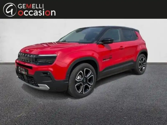 Jeep Avenger electrique 156ch 115kw summit