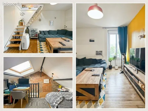 Appartement T2 Oberthur jardin et cave
