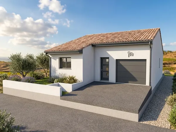 Terrain + maison 80 m²