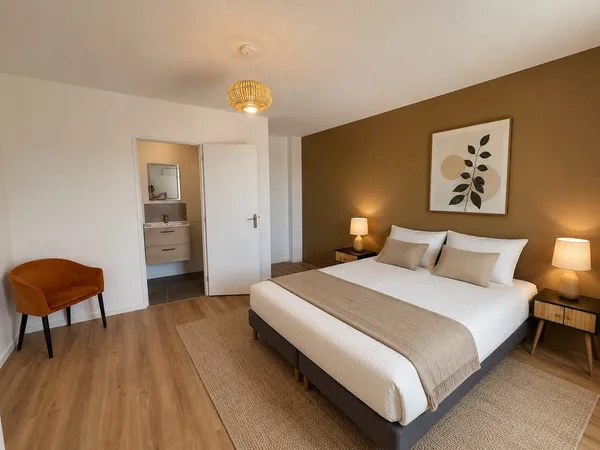Chambre en colocation climatisée à Lyon
