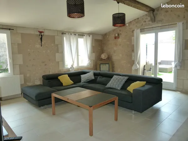 Maison T5- meublée 145m2 avec jardin