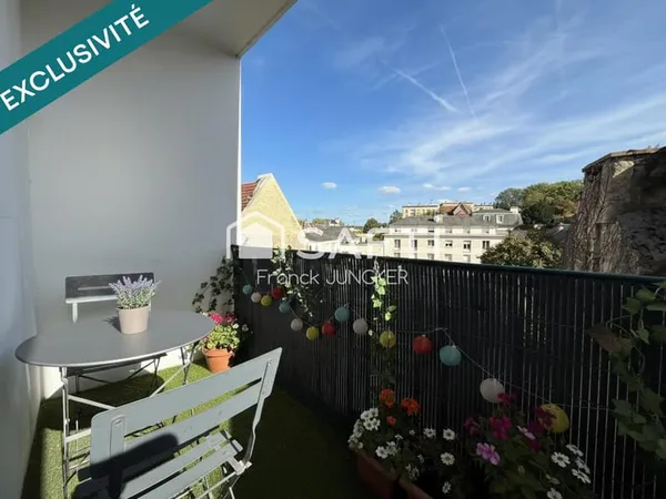 T2 bis avec double balcon bien situé à Caen
