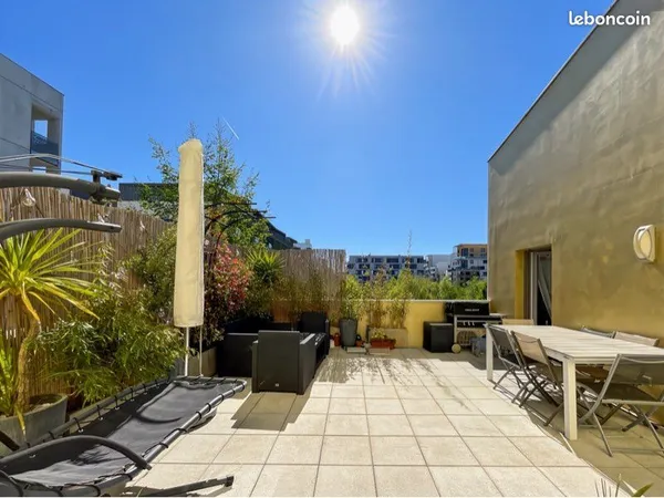 Gennevilliers - 103 m² - 4 chambres - terrasse 30 m² plein sud - climatisé - dpe b