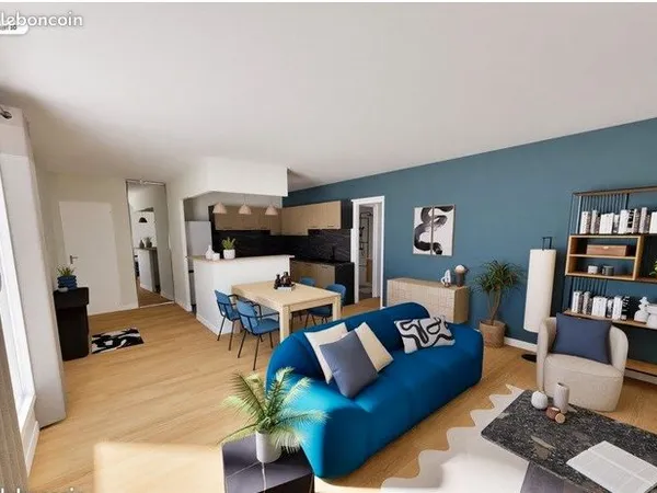 Grand T2 beaux volumes