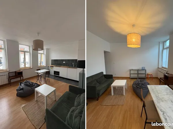 T2 traversant et lumineux de 33 m² - Lille Wazemmes