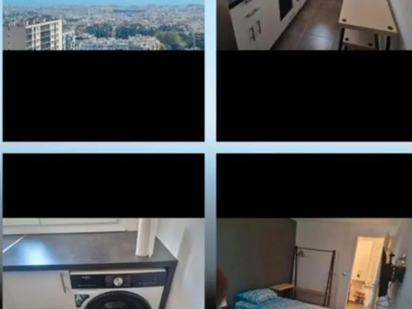 Colocation chambre individuelle vue mer, tram sur place, 2 wc et 2 douche
