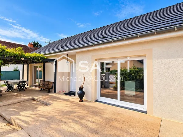 Maison récente de plain-pied - 158 m² - Terrain de 1 400 m² - Montchanin