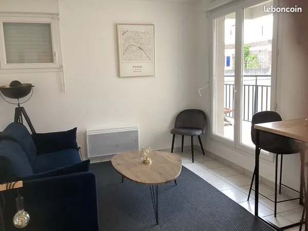 Appartement meublé 20 m balcon 10 m proche hôtel de ville le havre 475