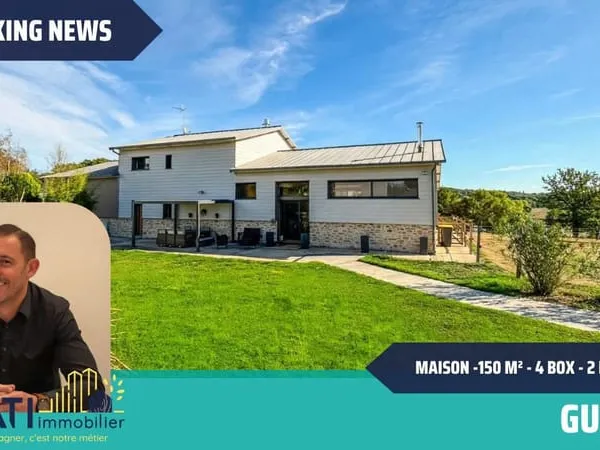 Maison 150 m² avec appartement T3 et box chevaux