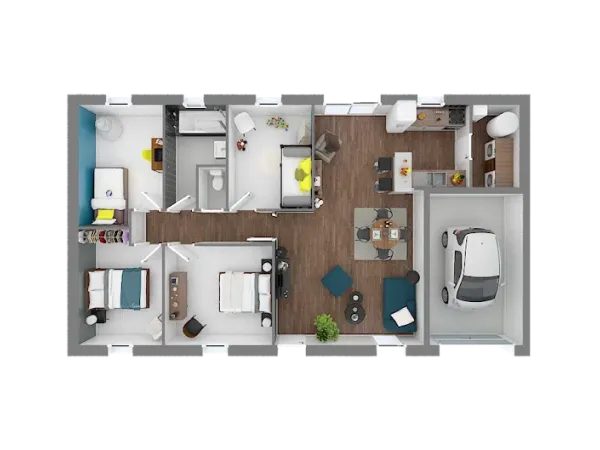 Maison neuve 5 pièces 91 m²