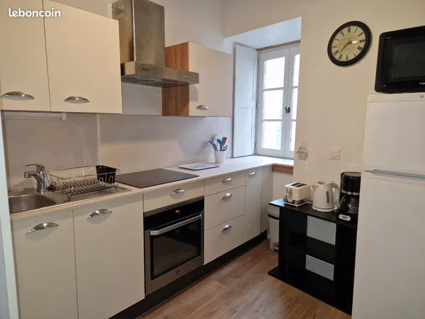 T2 meublé, 44 m2, Riom, entièrement rénové