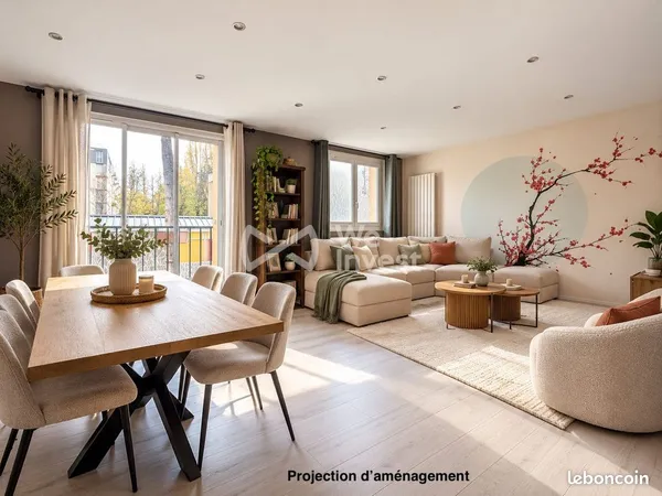 Appartement 4 pièces 70 m²