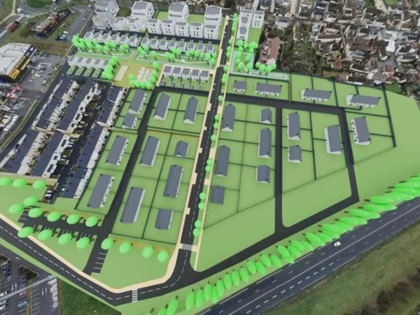 Terrain 203 m²
