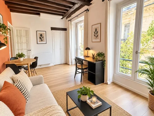 MONTPARNASSE - STUDIO DE CHARME AU CALME SUR COUR ARBORER. IDÉAL PIED-À-TERRE OU INVESTISSEMENT