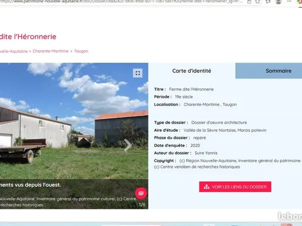 Vente terrain libre a exploiter18ha et batiments