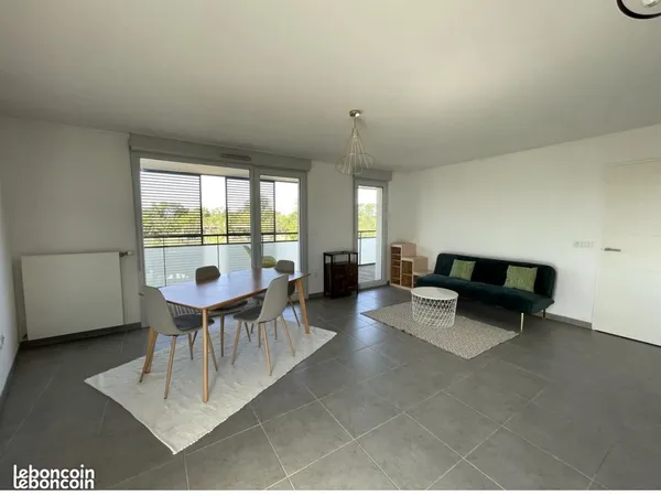 A VENDRE T3 de 60m2 avec terrasse de 18 m2 sans vis-à-vis _Toulouse La Ramée