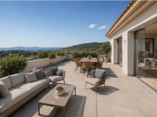 SAINTE-MAXIME  ROOFTOP VUE MER
