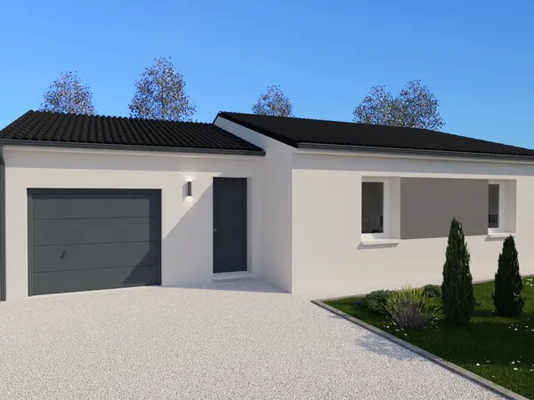 Terrain + maison 87 m²