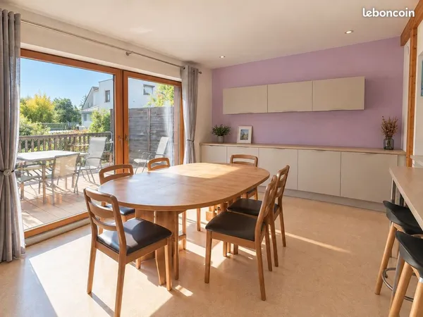 Maison 130 m²-6 pièces-Montagne-Verte-terrain 3,7 ares -DPE A-Garage-2 parkings
