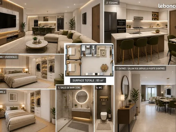 🔥 85 m² aux portes de genève • 3 façons de vivre votre projet