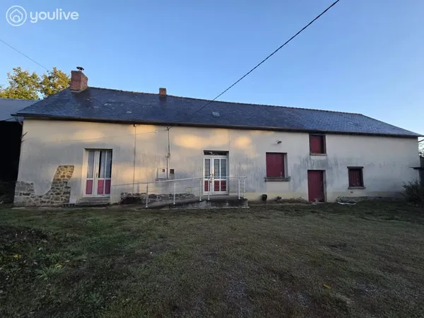 A VENDRE Longère ROMILLE A RENOVER GRAND TERRAIN