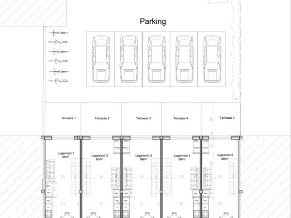 Immeuble 2 pièces 360 m²