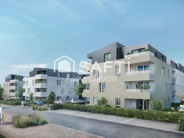 GUÉNANGE - Appartement T3 neuf avec jardin privatif, terrasse et 2 stationnements
