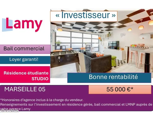 Appartement 1 pièce 18 m²