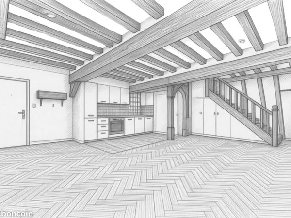 Duplex 86m2 • DPE C • cave • immeuble refait à neuf • centre de Rouen