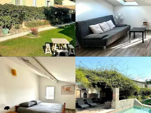 Location meublée T3 - 2 chambres - Clim, piscine et parking