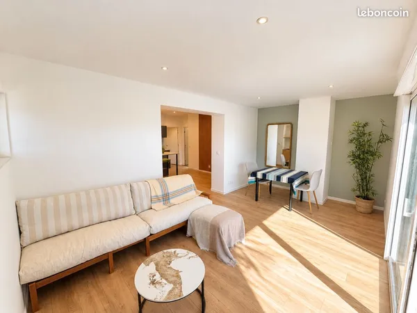 Bel appartement T3, 76m2 entièrement rénové - Vue Pyrénées, climatisation - Idron