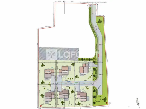 PROJET IMMOBILIER DE 6 MAISONS à LA NEUVILLE-AU-TEMPLE