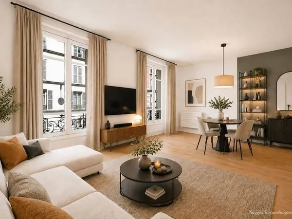Appartement 2 pièces 38 m²