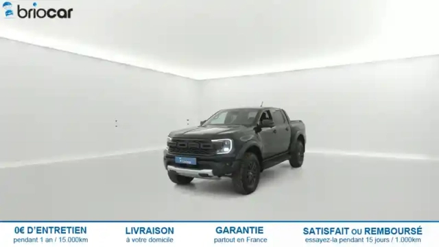 Ford Ranger vul 3.0 ecoboost v6 292ch stop&amp;start double cabine raptor bva10 + attelage — photo 1