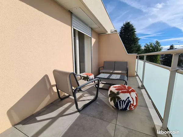 Attique T2 et terrasse
