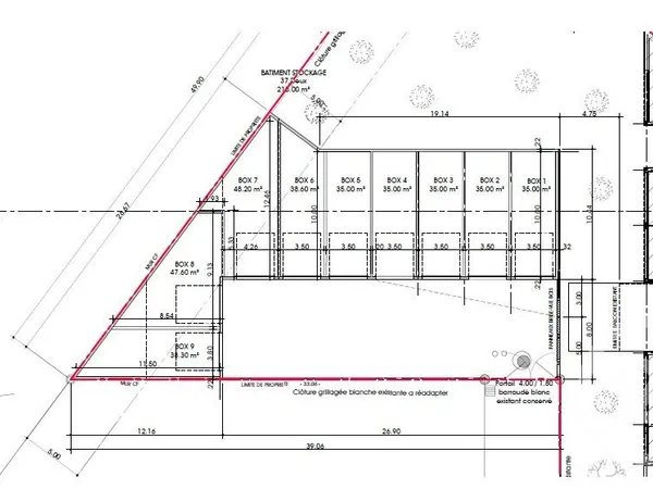 Parking 39 m²