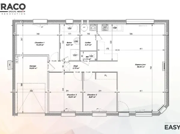 Maison neuve 4 pièces 82 m²