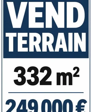 Terrain de 332m2 à ormesson sur Marne