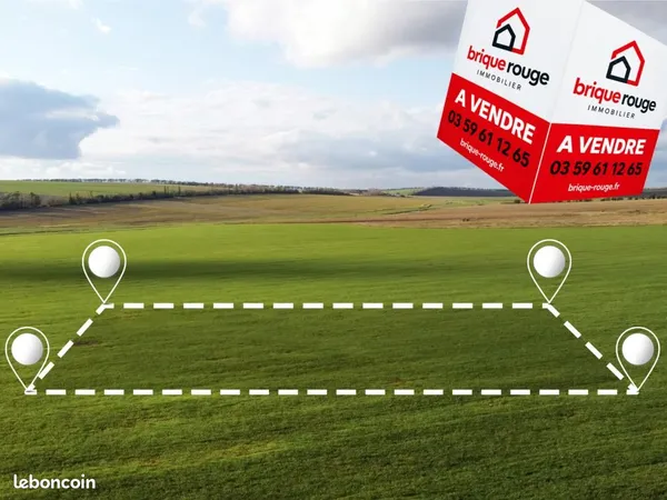 Terrain 653 m² Moncheaux